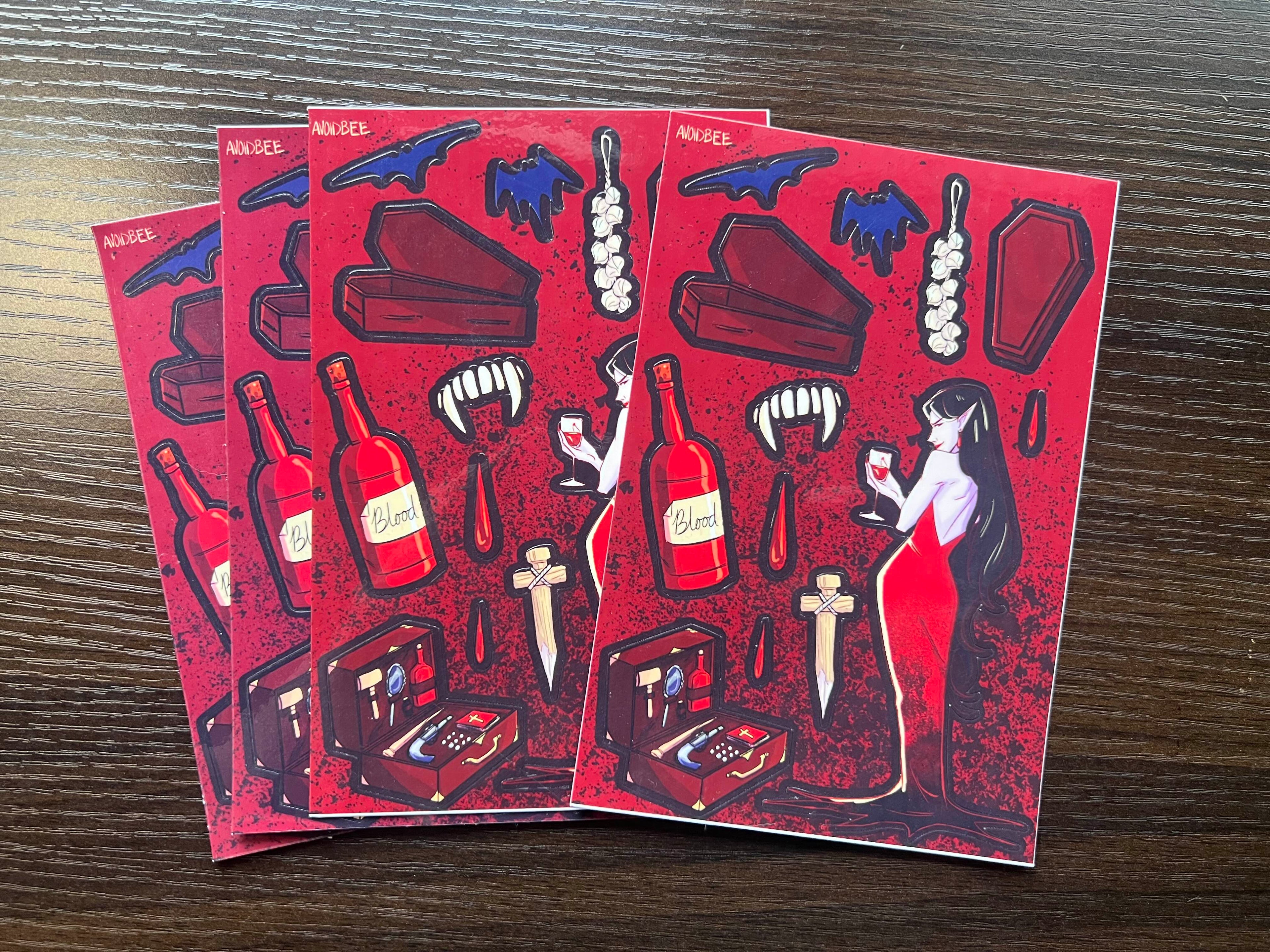 Vampire Sticker Sheet