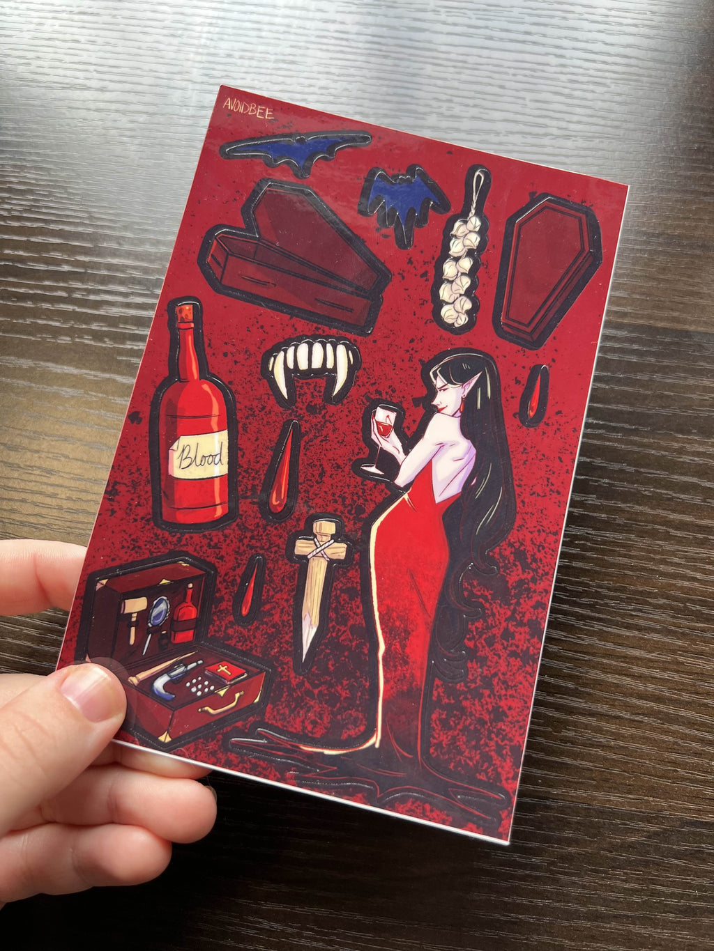 Vampire Sticker Sheet