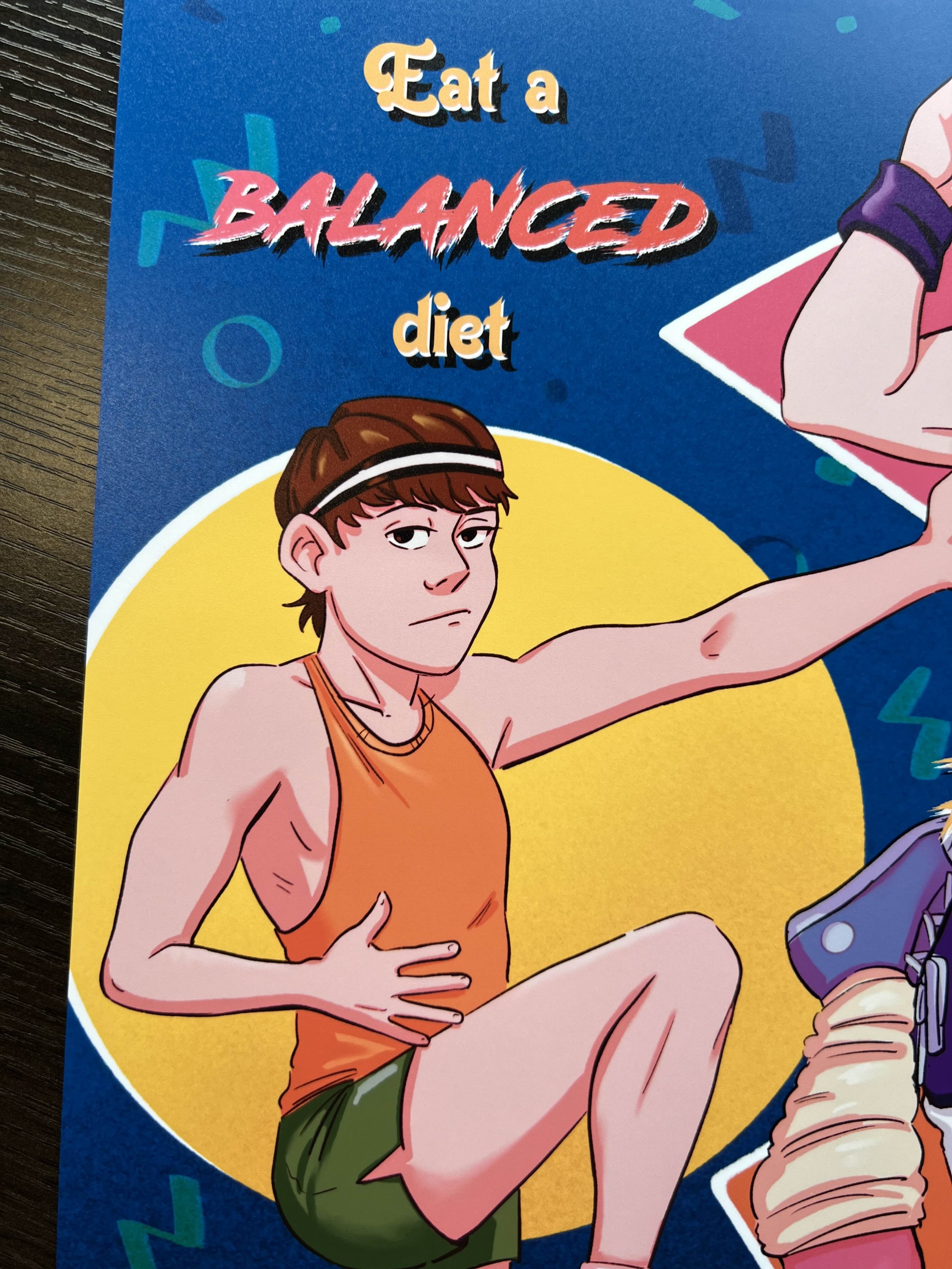 80s Dungeon Fitness Print - Medium