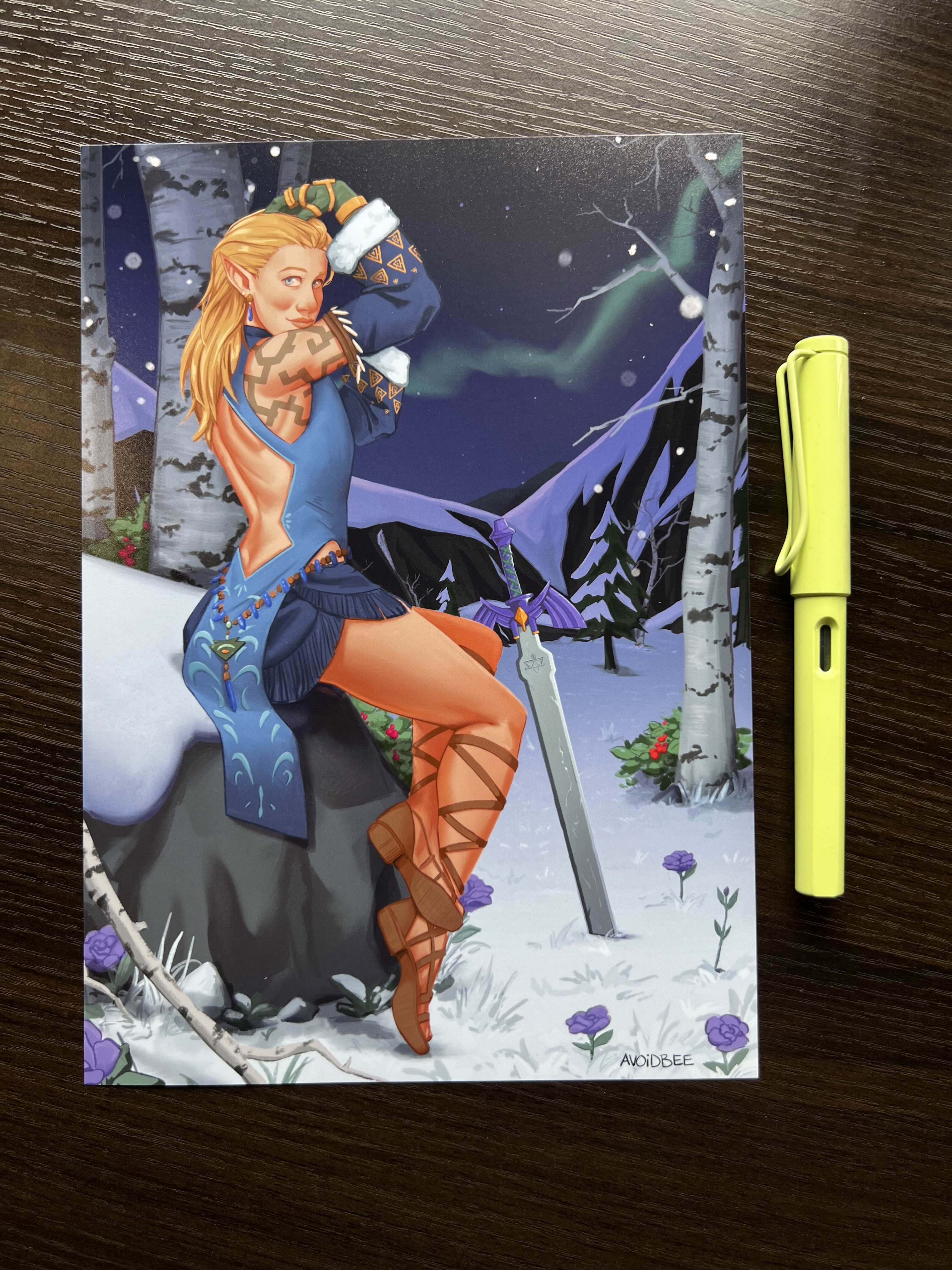 Frostbite Pinup Print