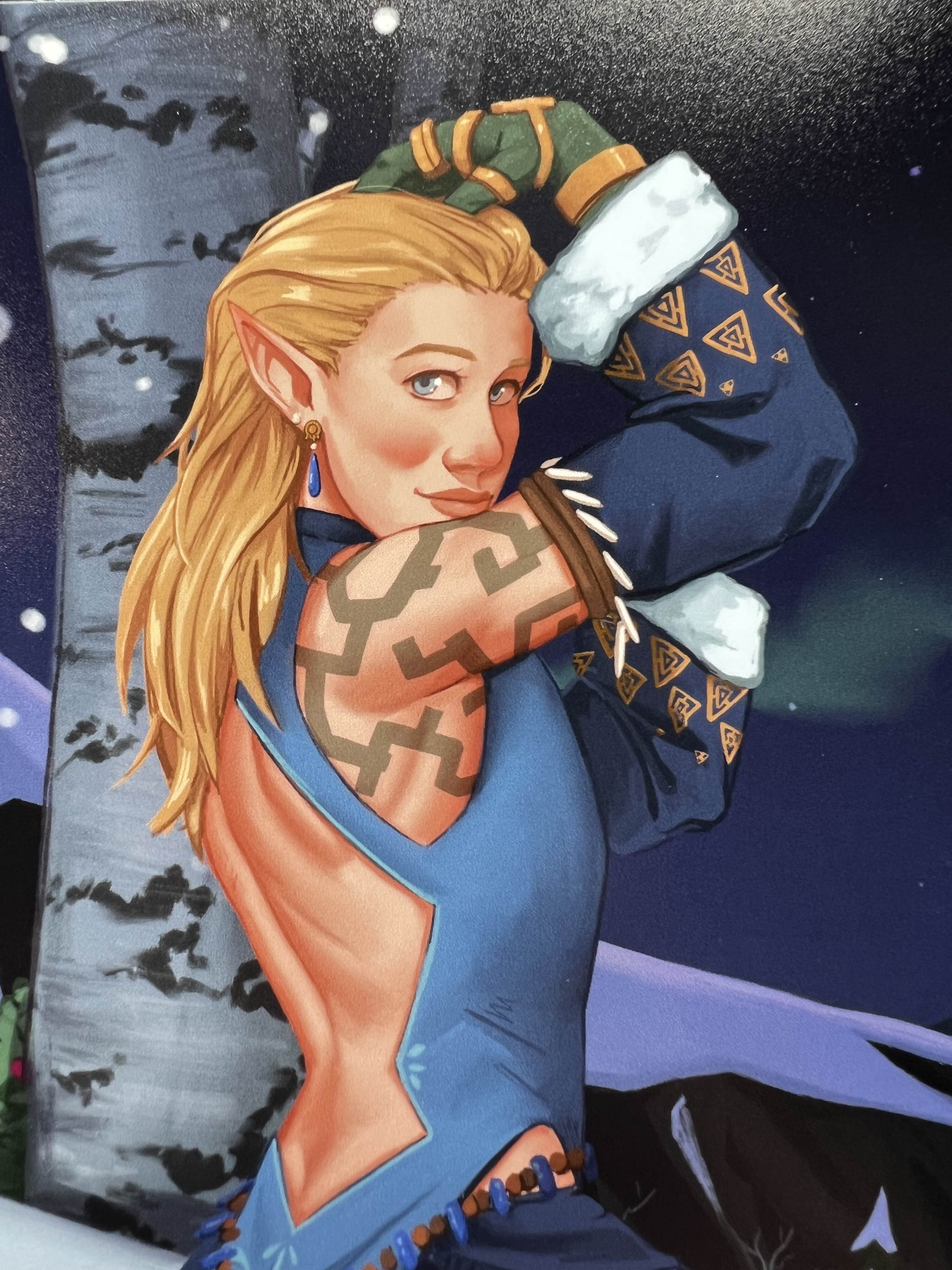 Frostbite Pinup Print