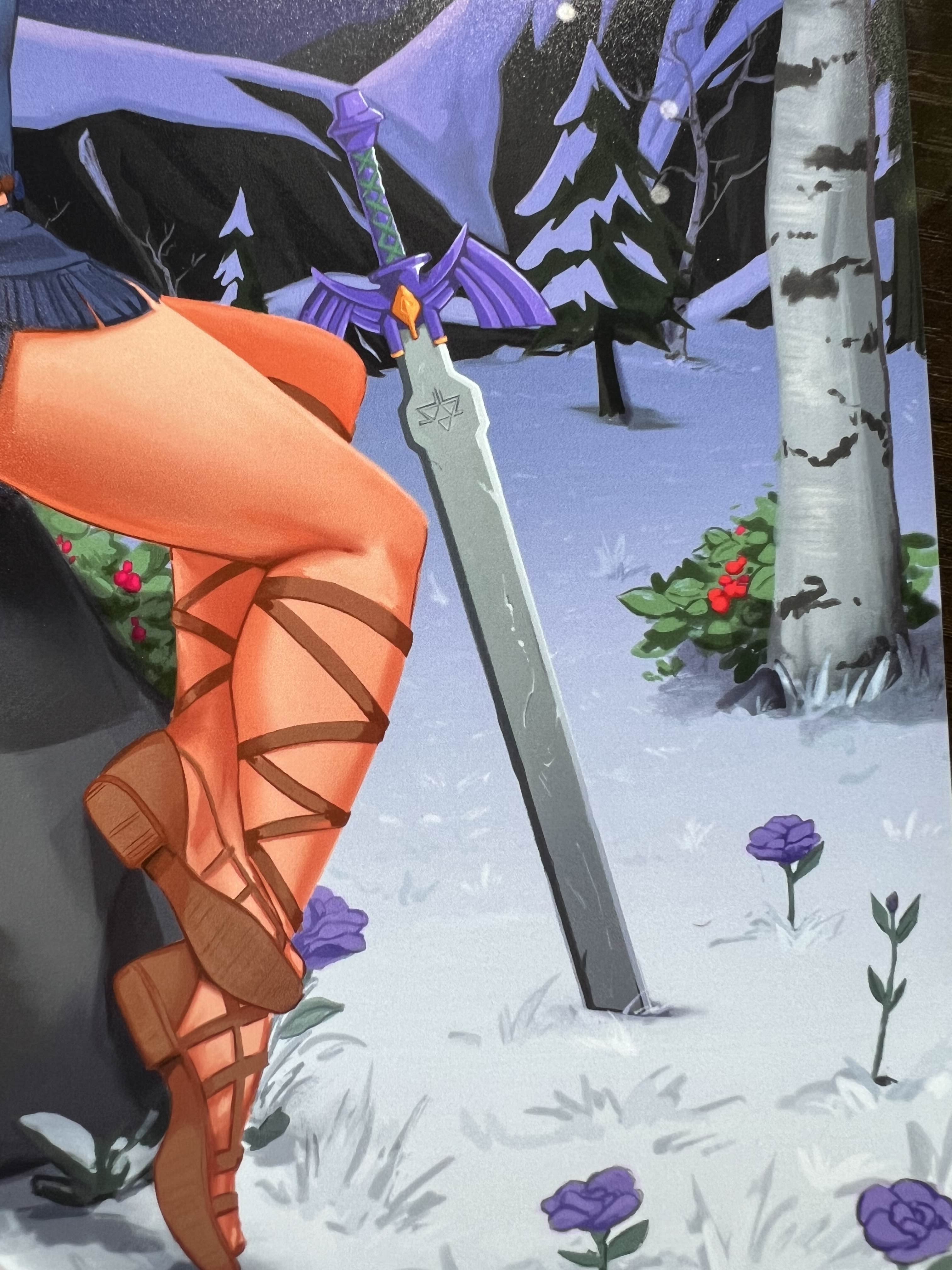 Frostbite Pinup Print
