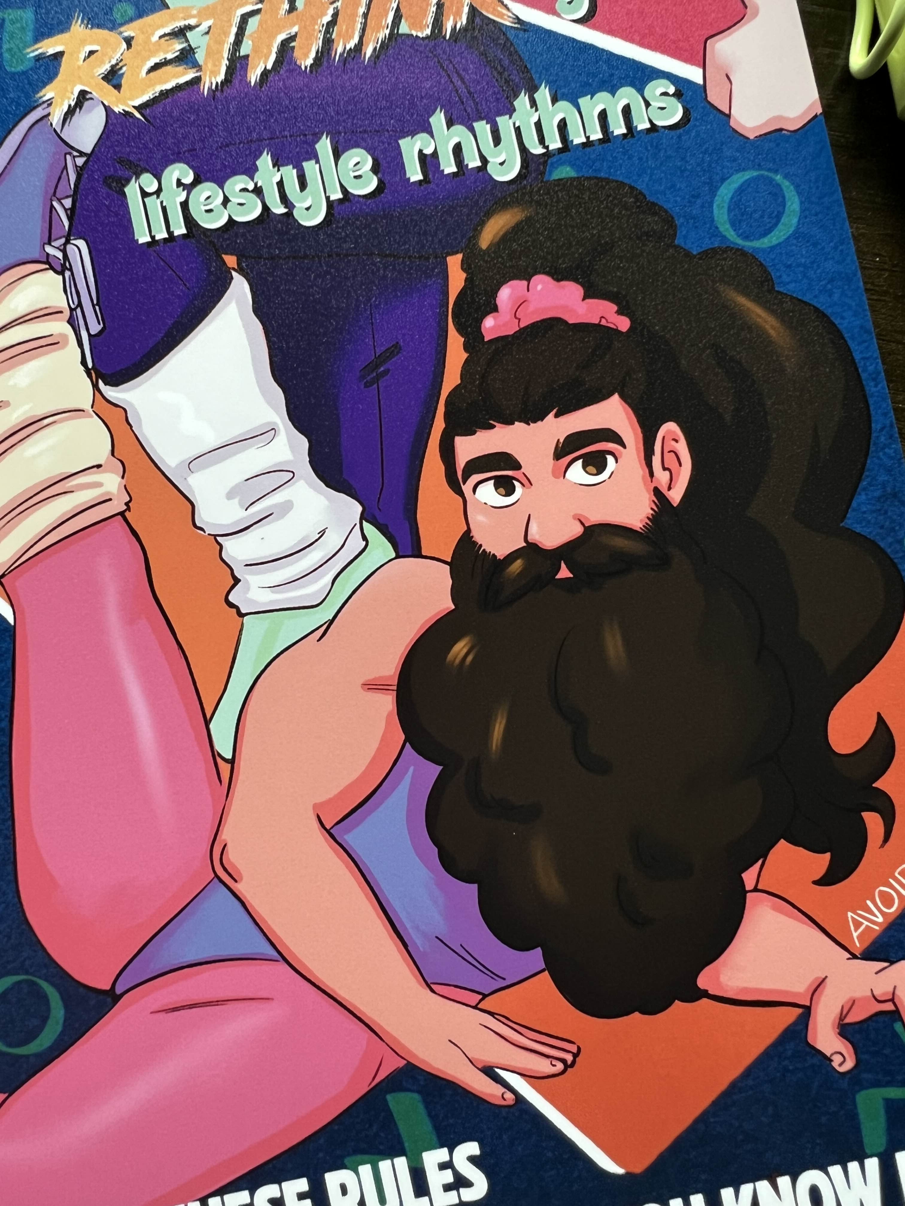 80s Dungeon Fitness Print - Small