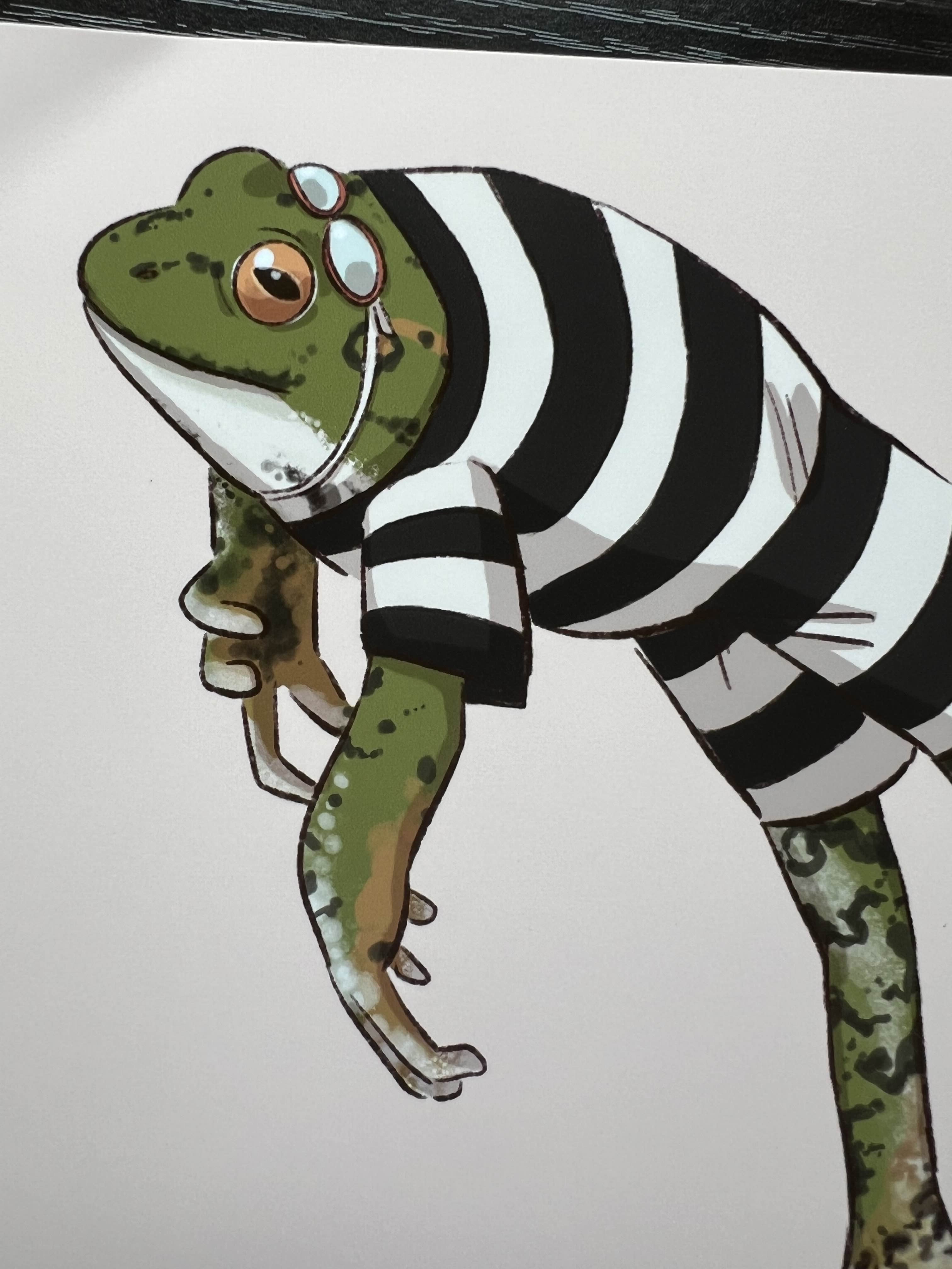 Swimsuit Frog Print