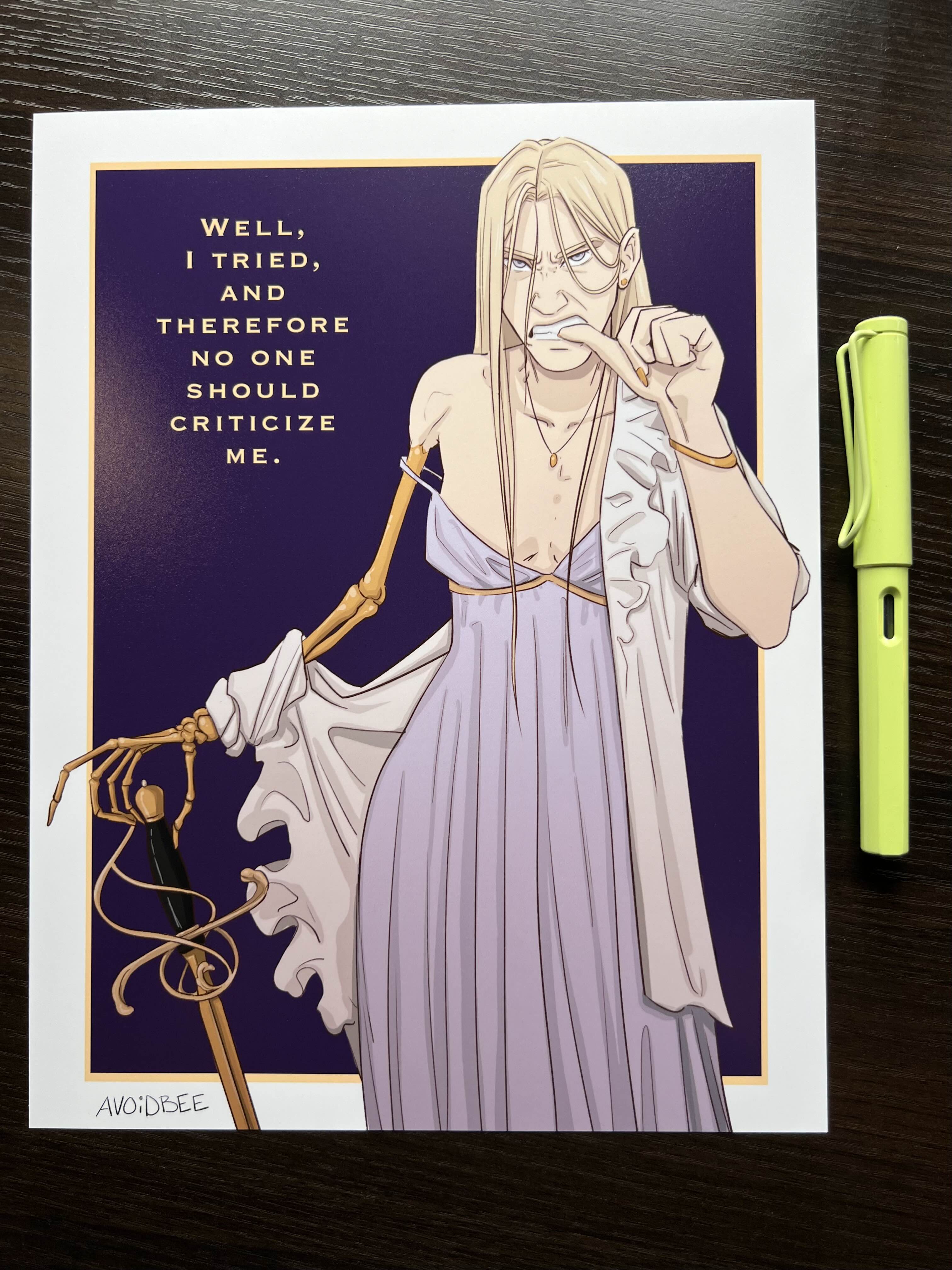 Ianthe Tridentarius the Third Print
