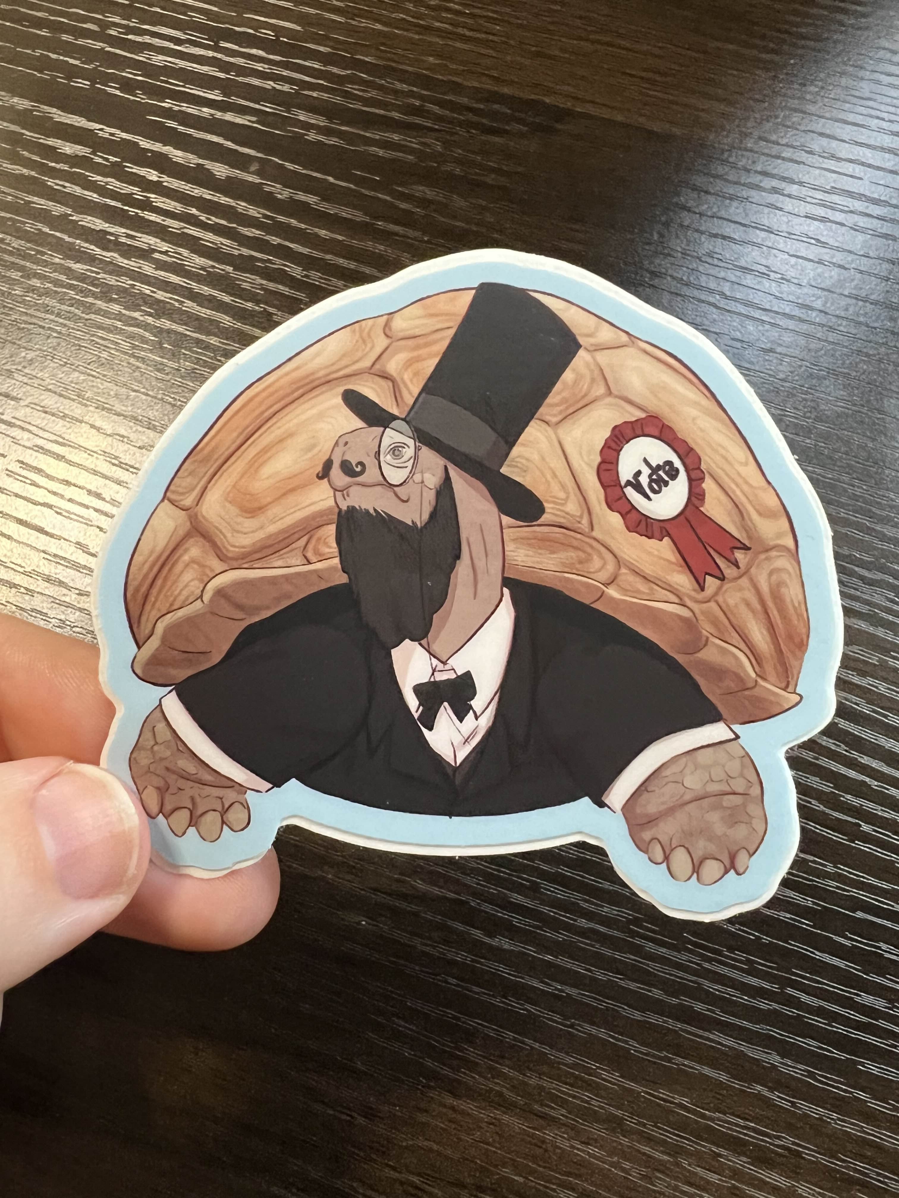 Old Turtle Sticker