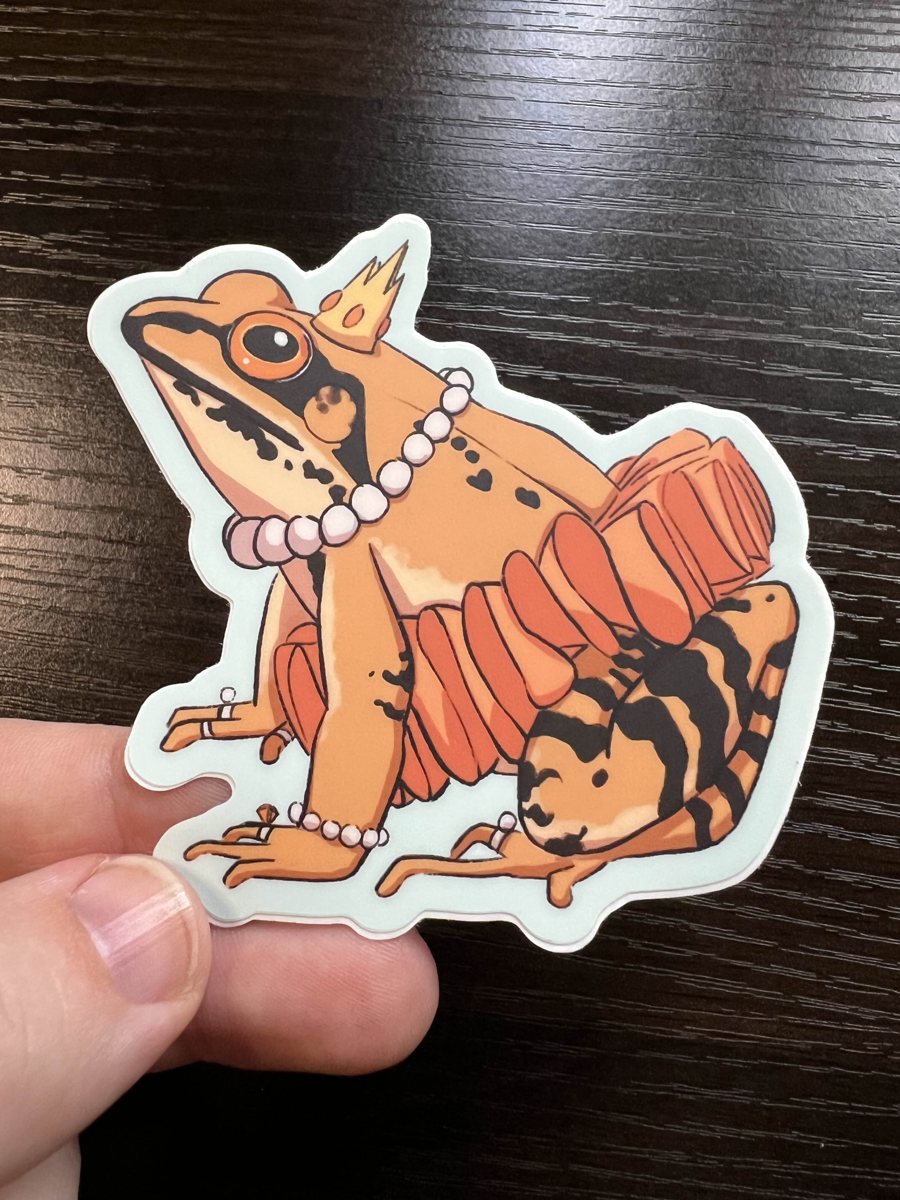 Frogs with Jobs Sticker Set