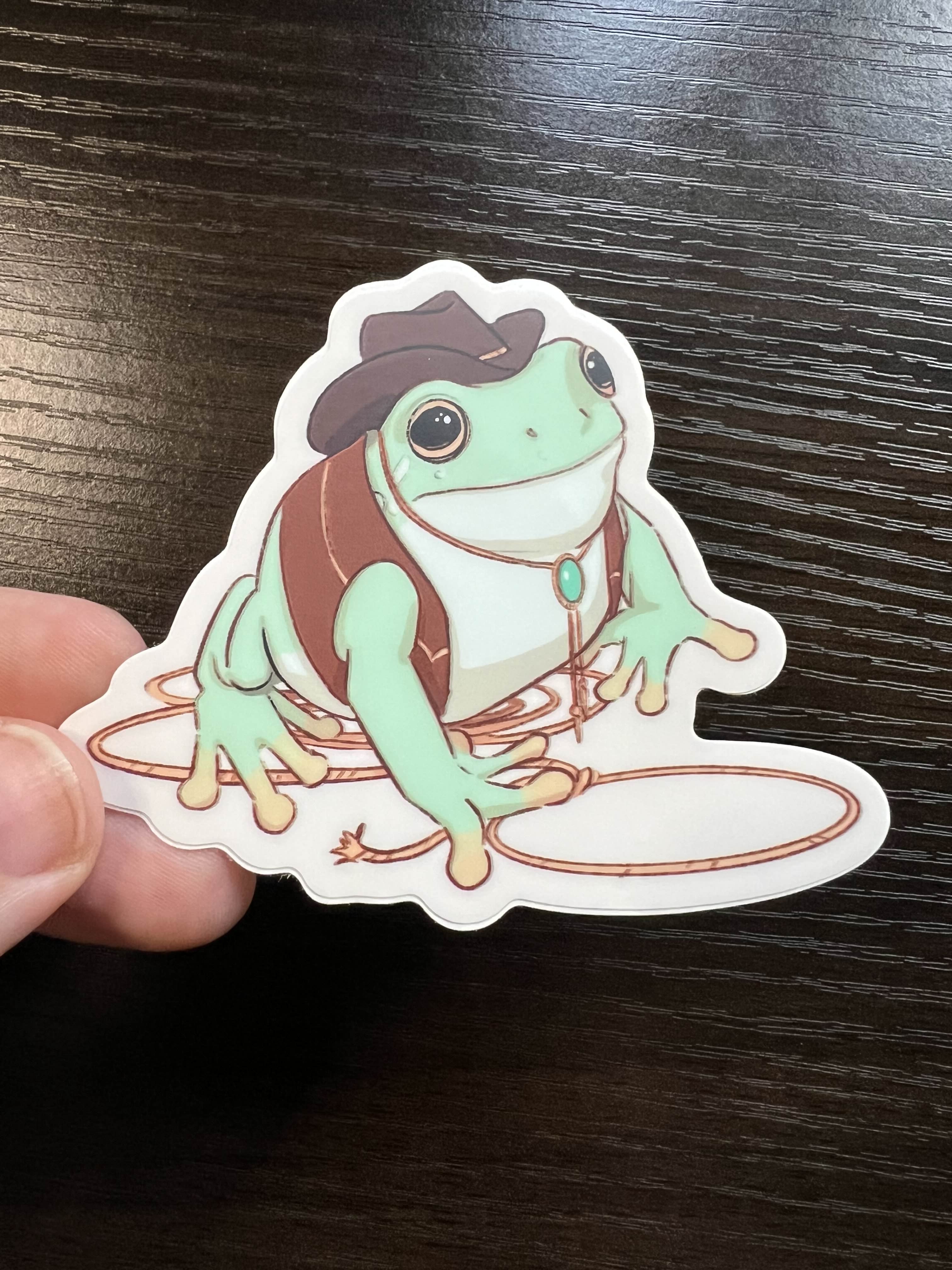 Frogs with Jobs Sticker Set