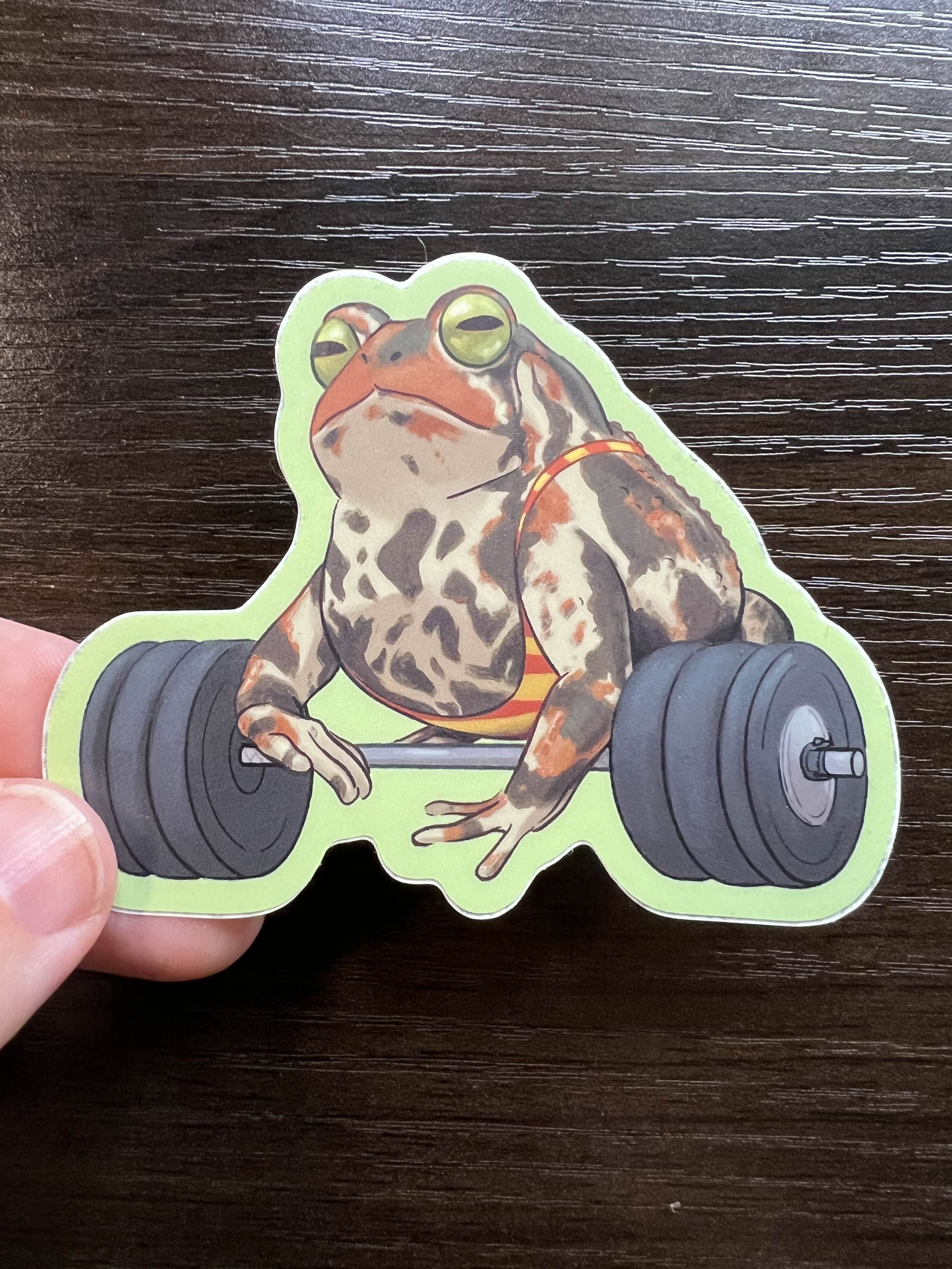 Frogs with Jobs Sticker Set
